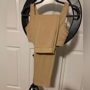 Crop top & skirt set